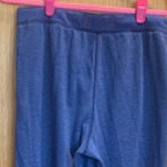 Tommy Bahama Women's Pull On Ultra-Soft Stretch Blue Pants Front Pockets Sz: M - Picture 4 of 4